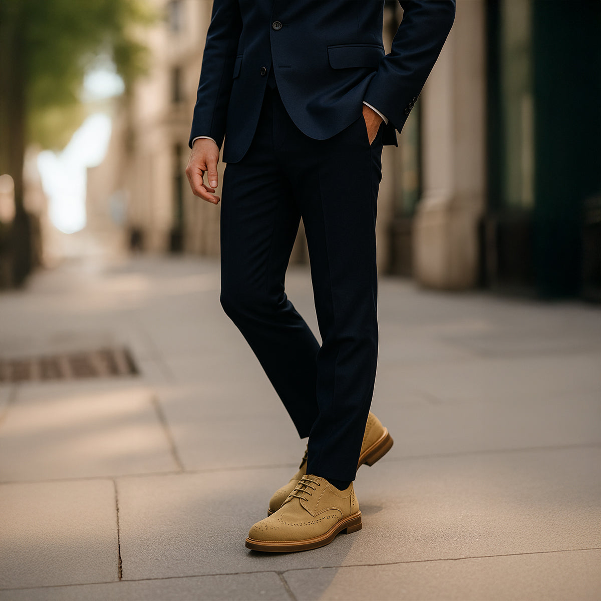 The Desenzano Men’s Suede Dress Shoe – Classic Casual Smart Shoe