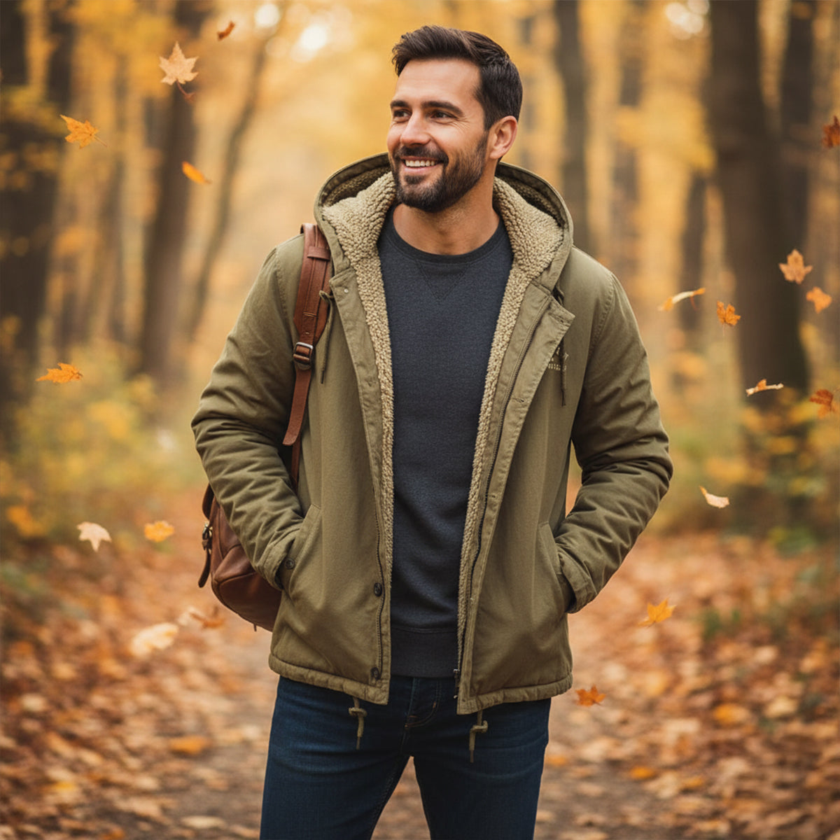 The Aberdeen Men's Warm Waterproof Fleece Lined Padded Winter Jacket