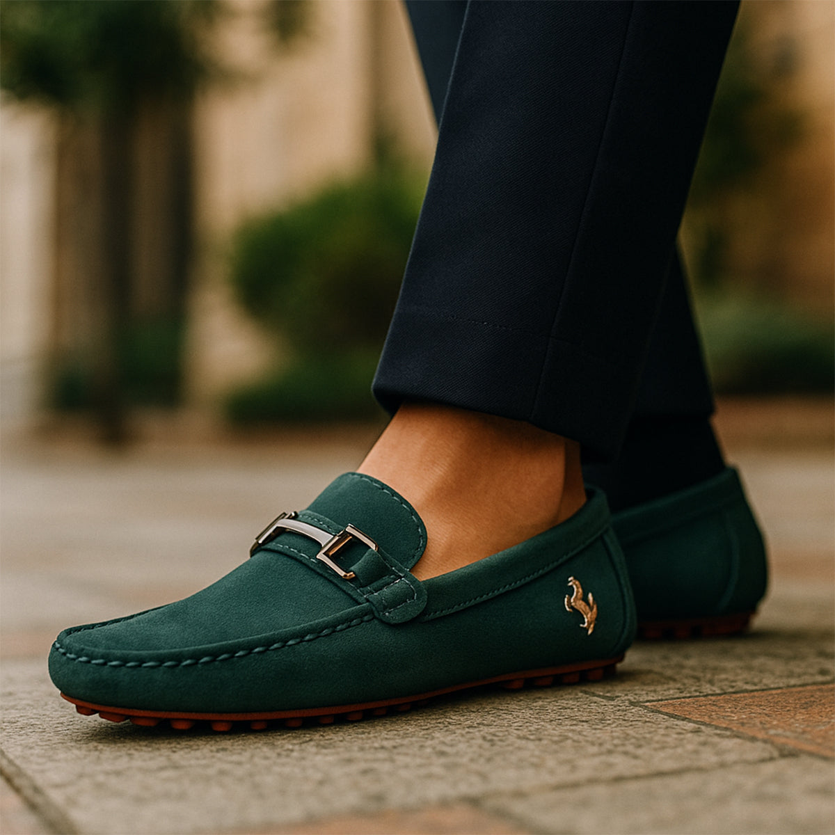 The Alderley Driver – Suede Smart Shoe Loafers
