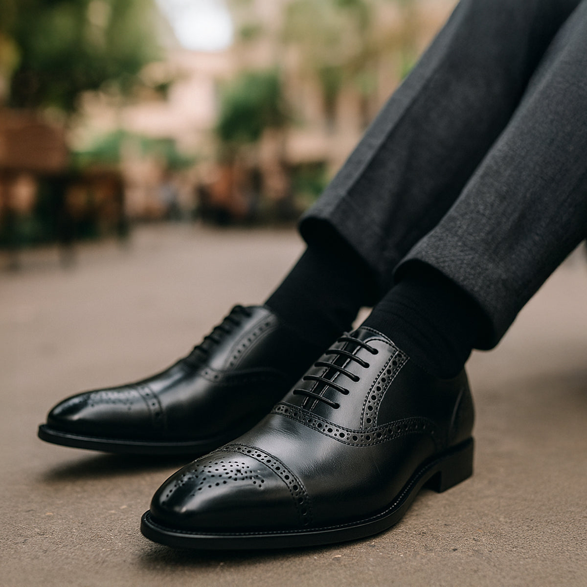 The Malcesine Men’s Leather Dress Shoes – Cowhide Formal Dress Shoes