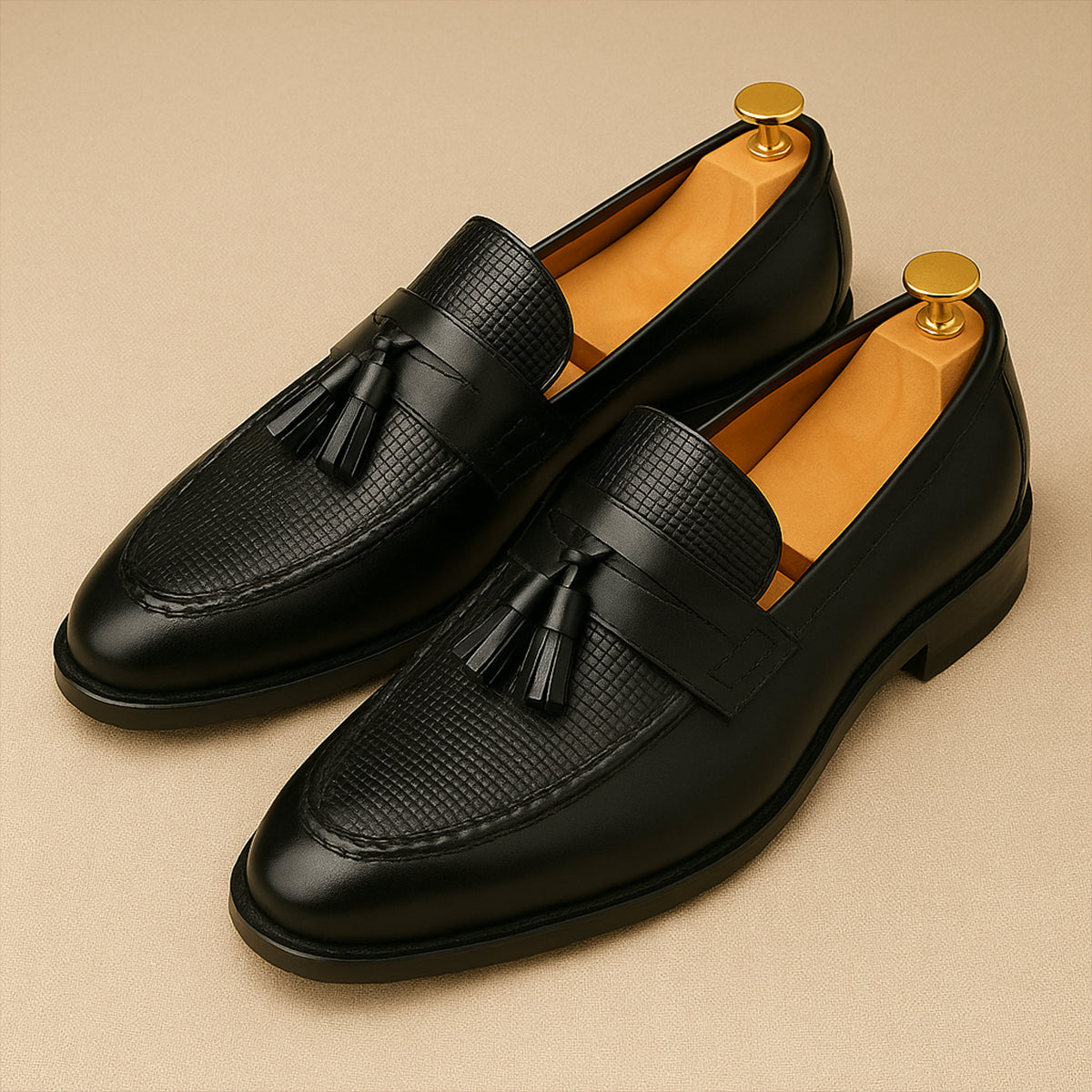 The Carmarthen Men's Formal Leather Tassel Loafers