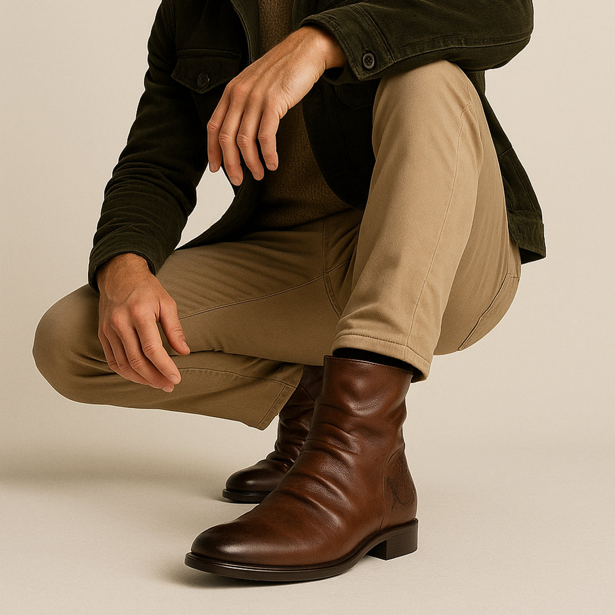 The Barbour Street Luxury Chelsea Boots for Men - Handmade Leather Shoes